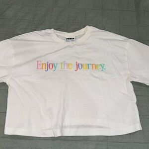 LSKD Enjoy the Journey Cropped Tee - XS